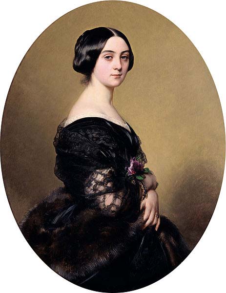 Franz Xaver Winterhalter Baronne Henri Hottinguer, nee Caroline Delessert